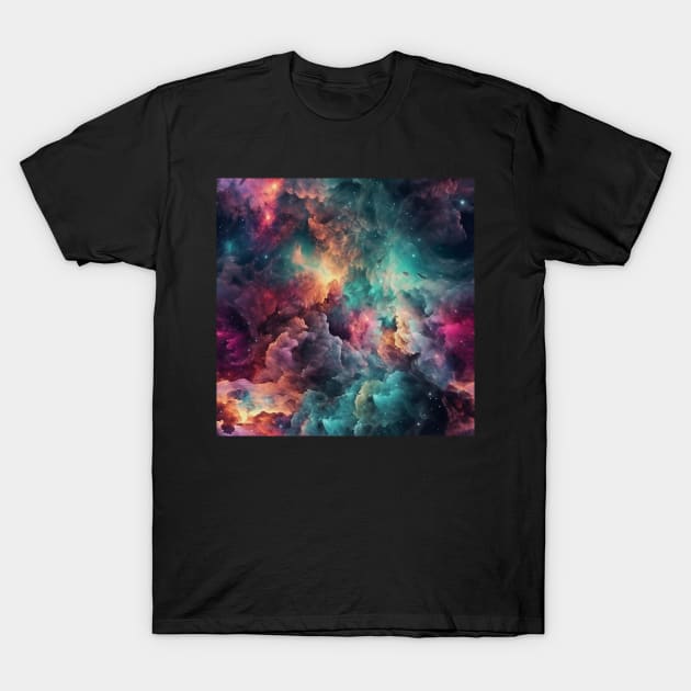 Step into a Celestial Wonderland: Discover Cosmic Creations T-Shirt by PixelPusherArt